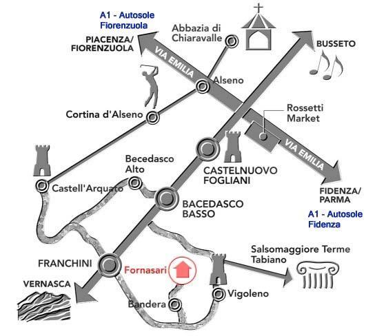 Casa Dell' Abbondanza B&B Agriturismo Vigoleno Bagian luar foto